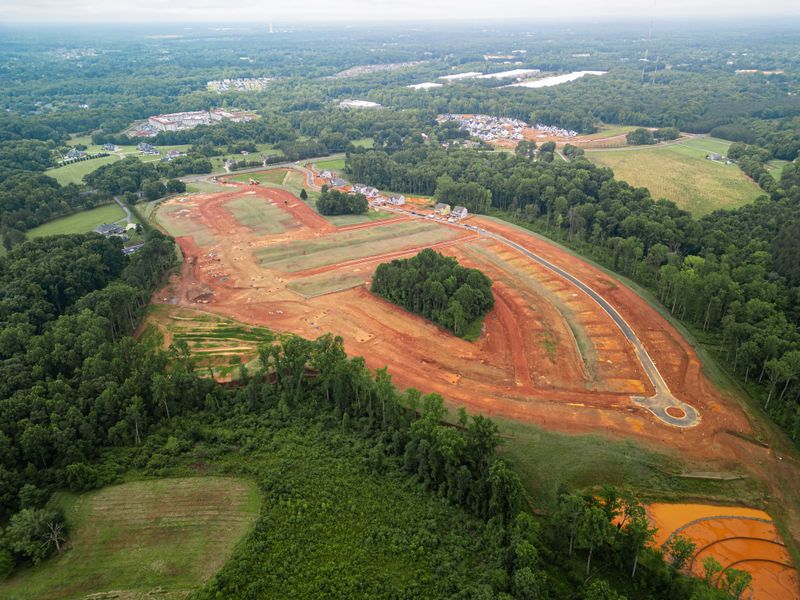 Site preparation and early development at Preserve at Mayes Meadow in Cornelius, NC (Image 11).