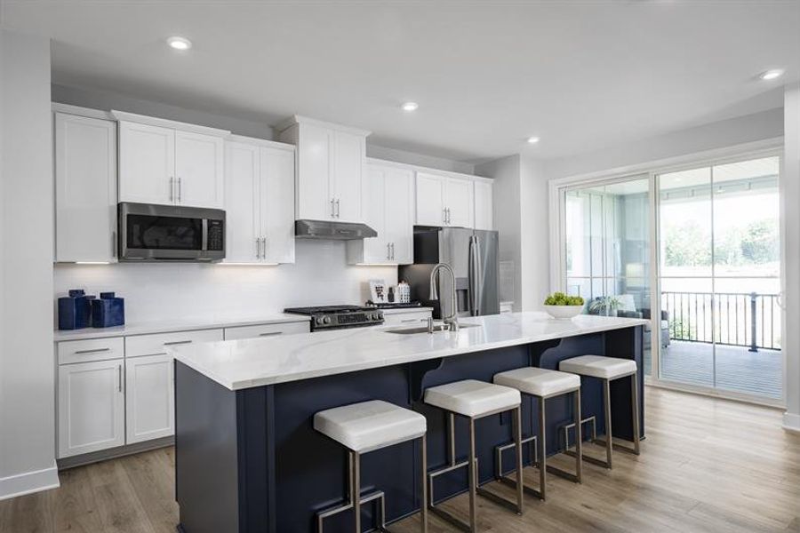 Trade apartment living for a home designed for gathering, entertaining and making memories.