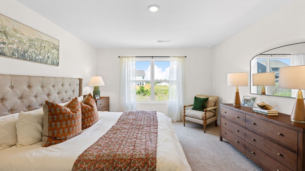 Furnished interior in a model home at Bayview at Harbor Crest in Ooltewah (Image 30).
