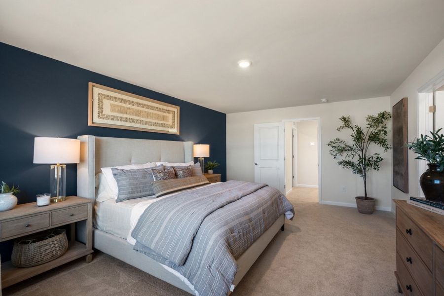 Furnished interior in a model home at Hoke Loop Ridge in Fayetteville (Image 31). Furnished interior in a model home at Hoke Loop Ridge in Fayetteville (Image 31).