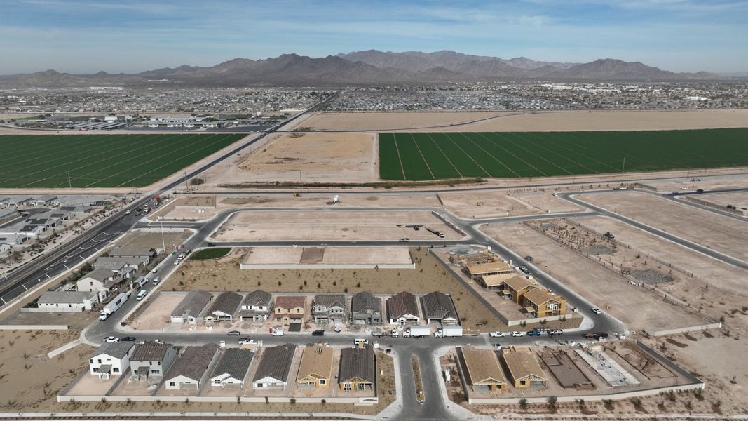 Site preparation and early development at Tyler Ranch in Buckeye, AZ (Image 27).