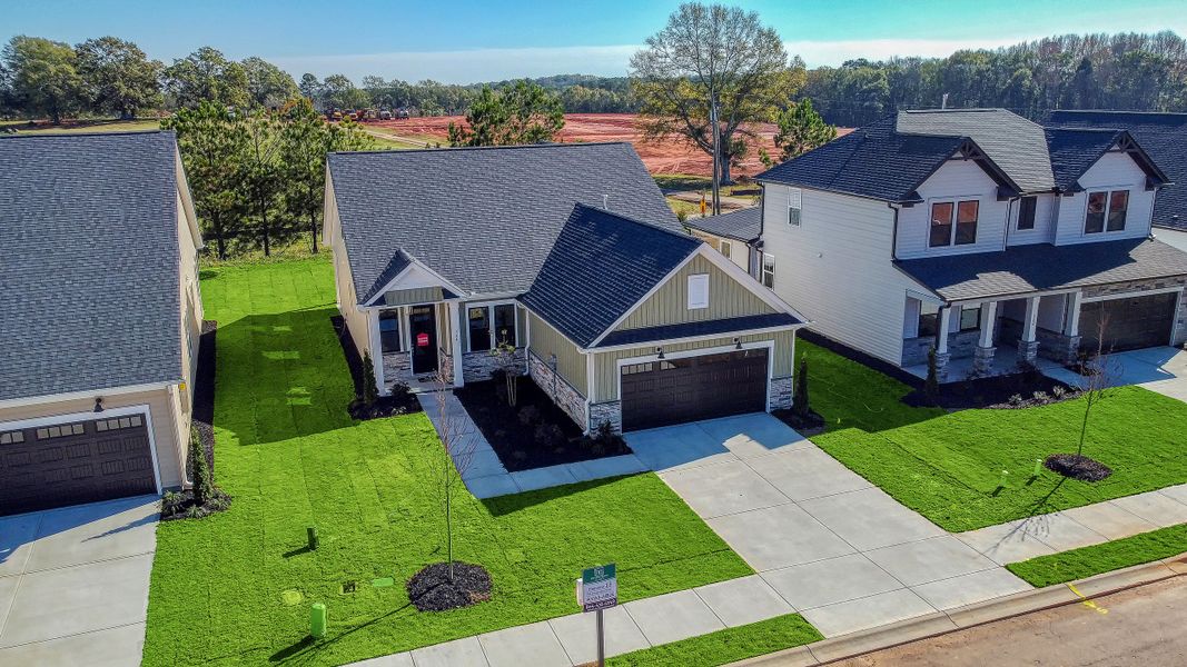 Front exterior of a home in the The Meadows at Midway community, located in Anderson, SC (Image 9). Front exterior of a home in the The Meadows at Midway community, located in Anderson, SC (Image 9).