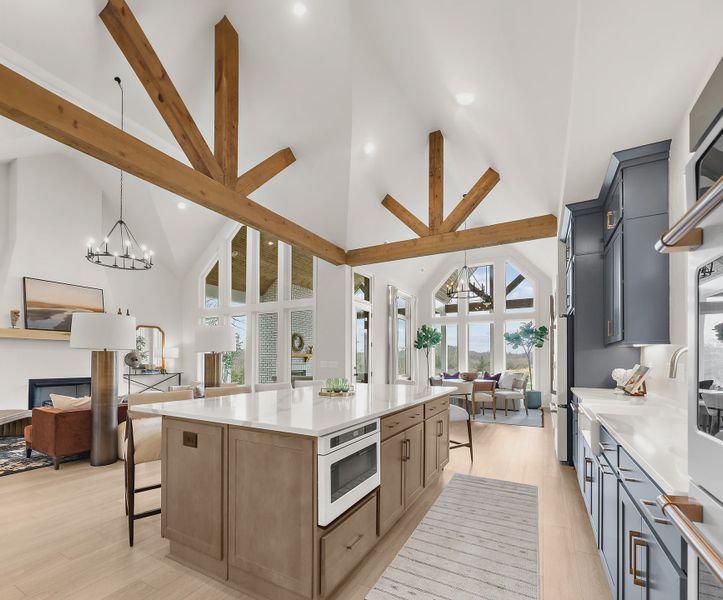 Furnished interior in a model home at Reeds Vale in Franklin (Image 14).