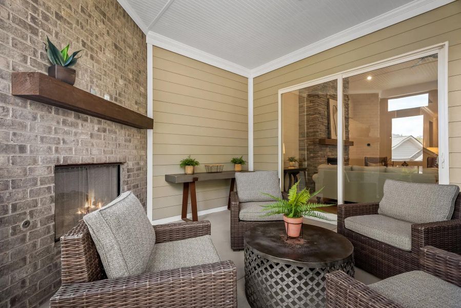 The Shannon C Outdoor Living Area