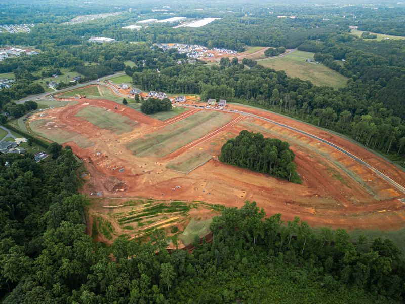 Site preparation and early development at Preserve at Mayes Meadow in Cornelius, NC (Image 25).