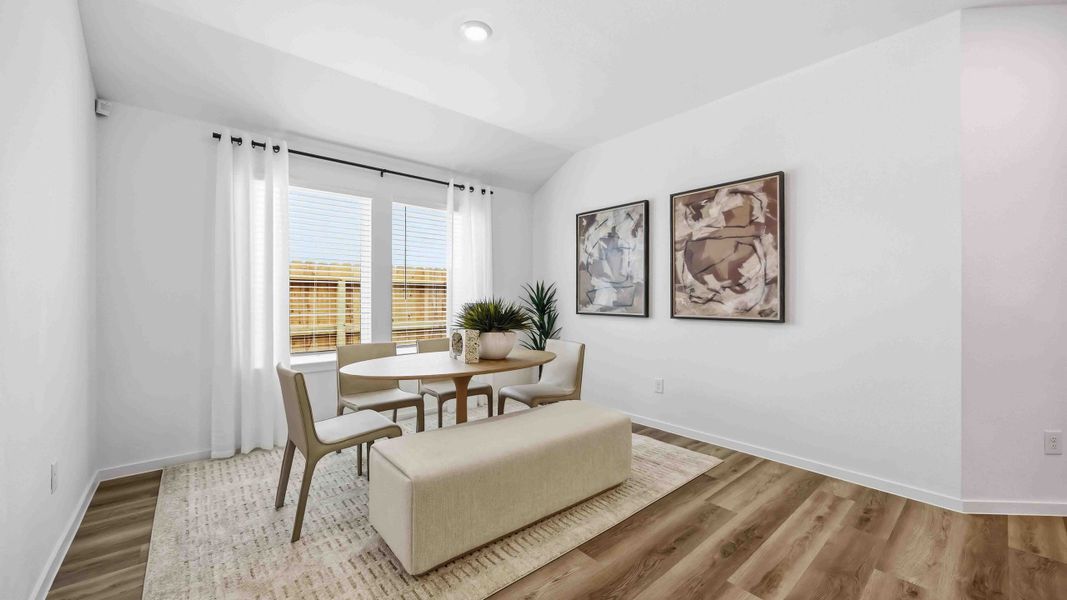Furnished interior in a model home at Allison Park in Houston (Image 23).