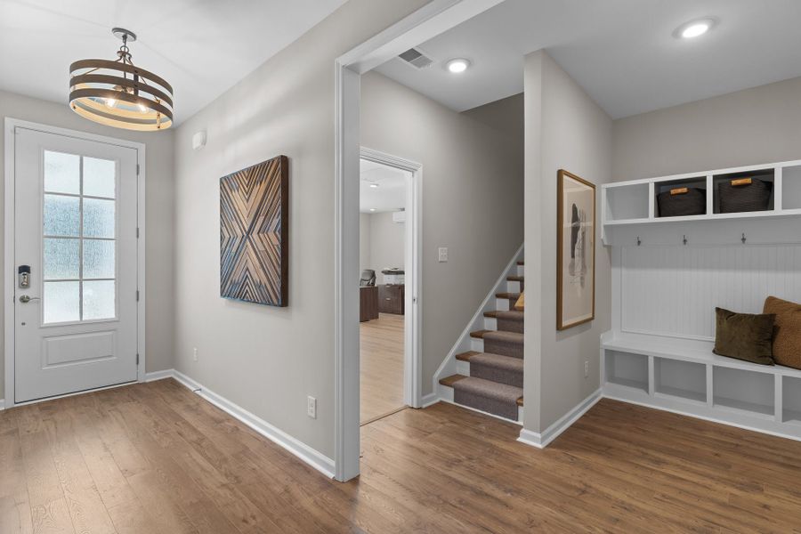 Furnished interior in a model home at Goose Marsh in Bolivia (Image 20).