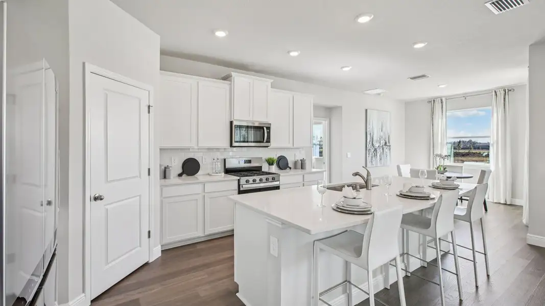 Furnished interior in a model home at Farm at Varrea in Plant City (Image 11).