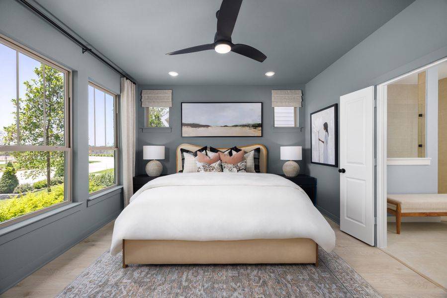 Furnished interior in a model home at Ramble in Celina (Image 35). Furnished interior in a model home at Ramble in Celina (Image 35).