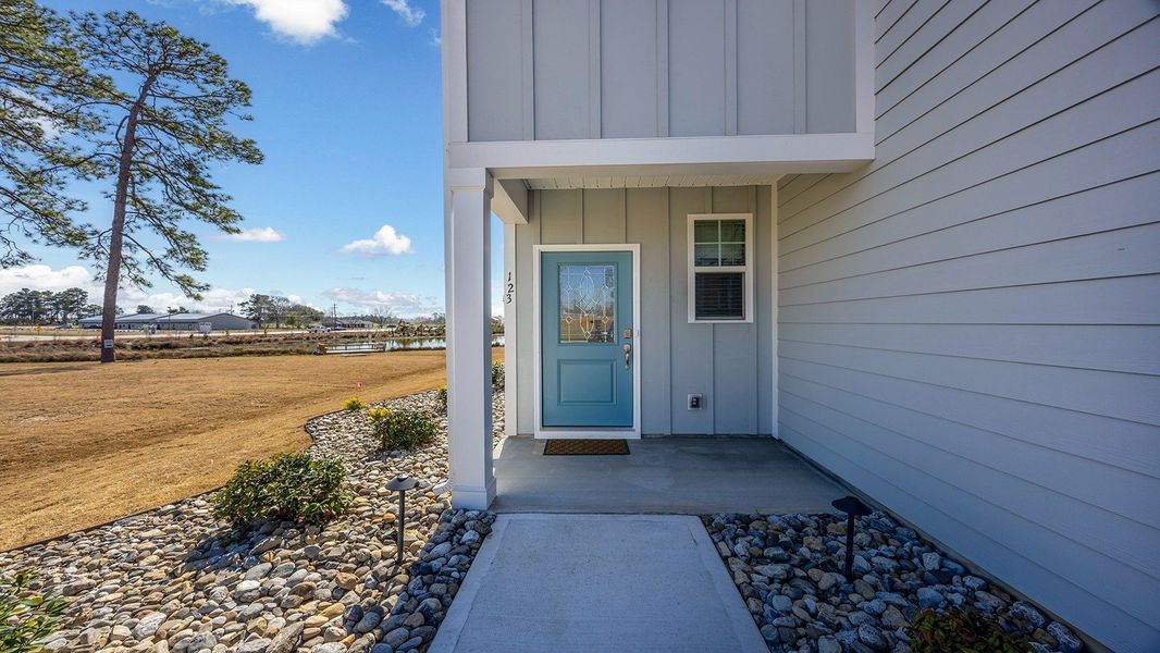 Front exterior of a home in the Sease's Pond community, located in Gilbert, SC (Image 8).