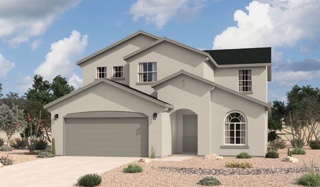 Front exterior of a home in the Summer Sky North community, located in El Paso, TX (Image 23).
