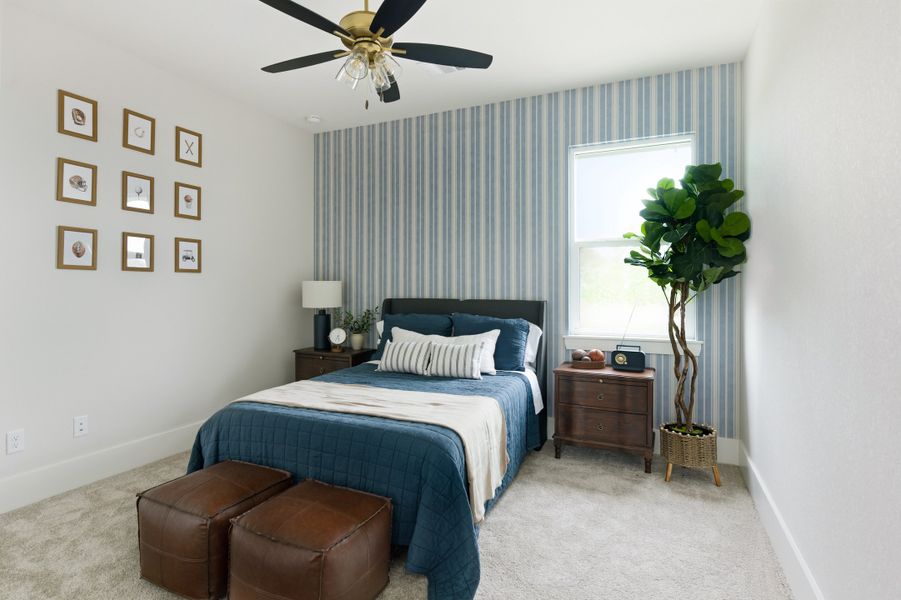 Furnished interior in a model home at Stella Ranch in Bryan (Image 13). Furnished interior in a model home at Stella Ranch in Bryan (Image 13).
