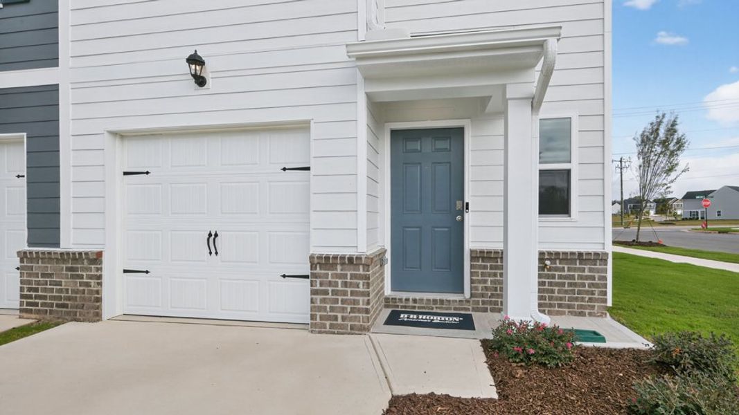 Exterior details of a home in The Townes at Belle Grove, Wendell (Image 20).