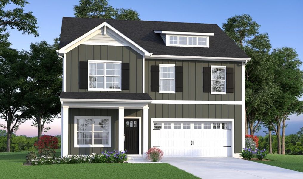Front exterior of a home in the Nightingale Hills community, located in Lexington, SC (Image 7).