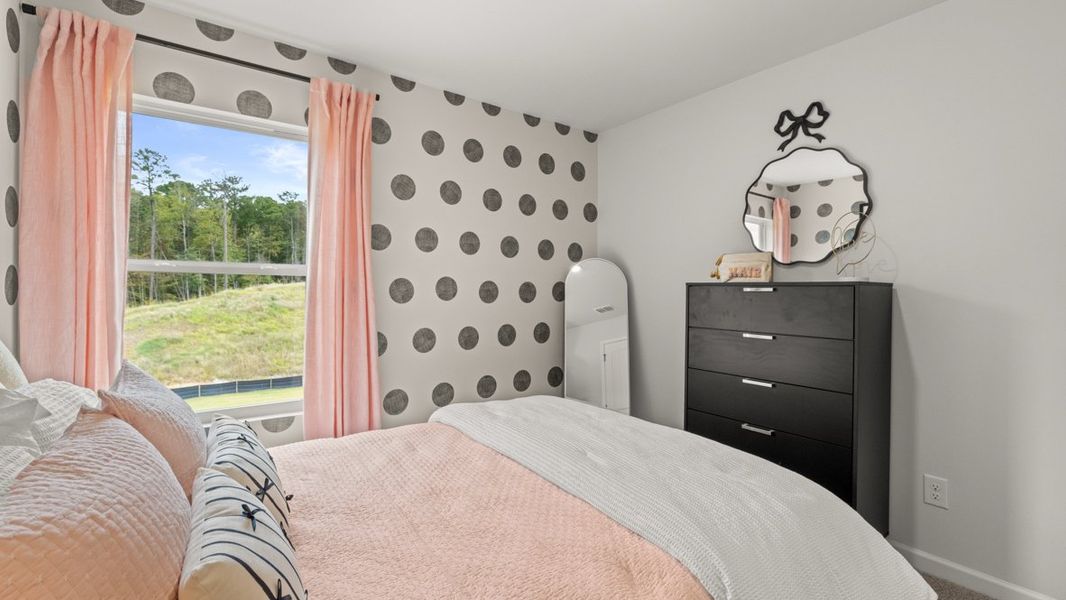 Furnished interior in a model home at Sheffield Highlands in Dallas (Image 45).