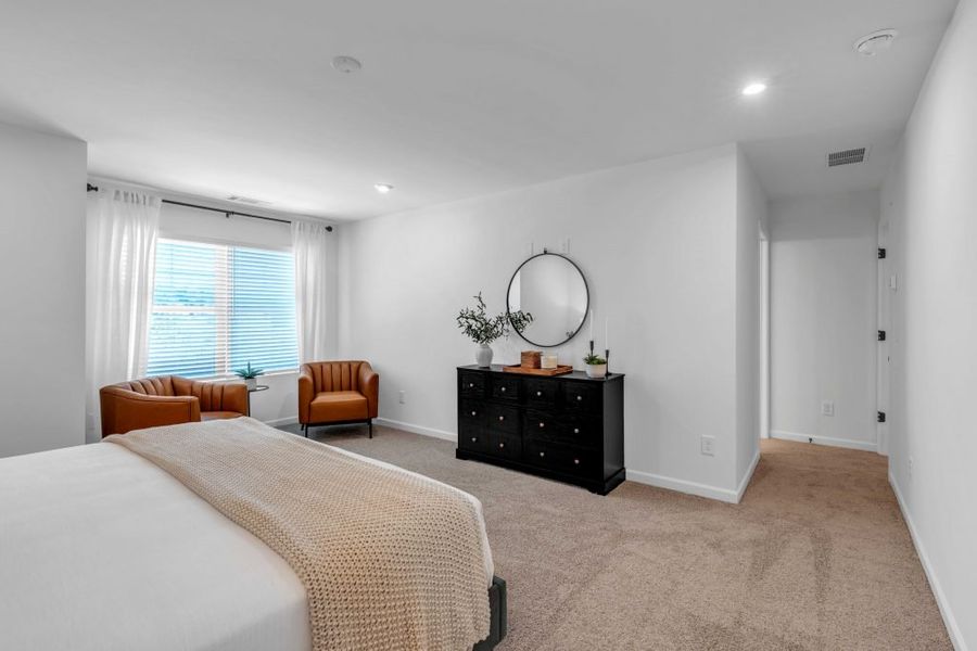 Furnished interior in a model home at The View at Groover's Lake in Lithia Springs (Image 17).