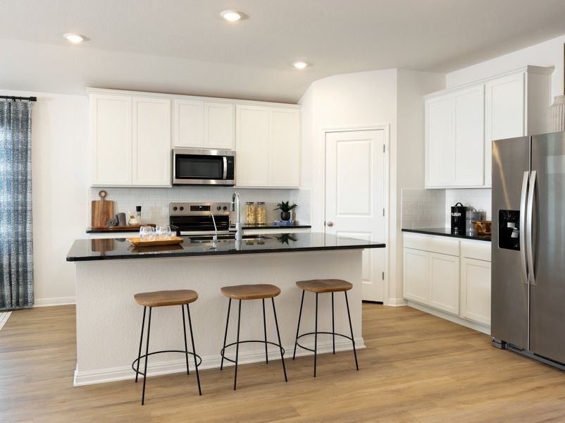 Furnished interior in a model home at Creekfall in Burnet (Image 5). Furnished interior in a model home at Creekfall in Burnet (Image 5).