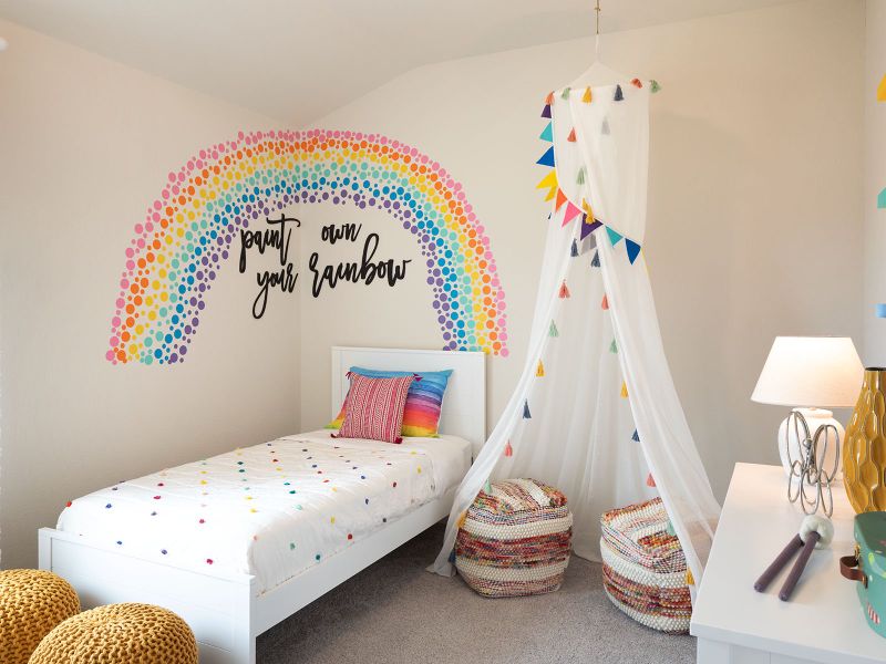 Spacious secondary bedrooms are perfect for the kids.