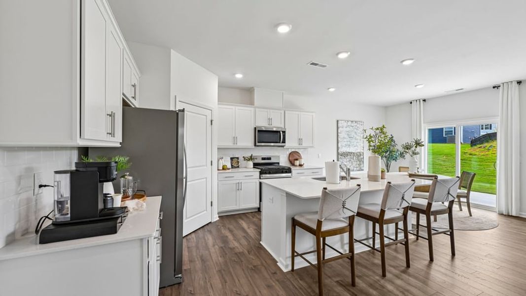Furnished interior in a model home at Collins Ridge in Hillsborough (Image 11).