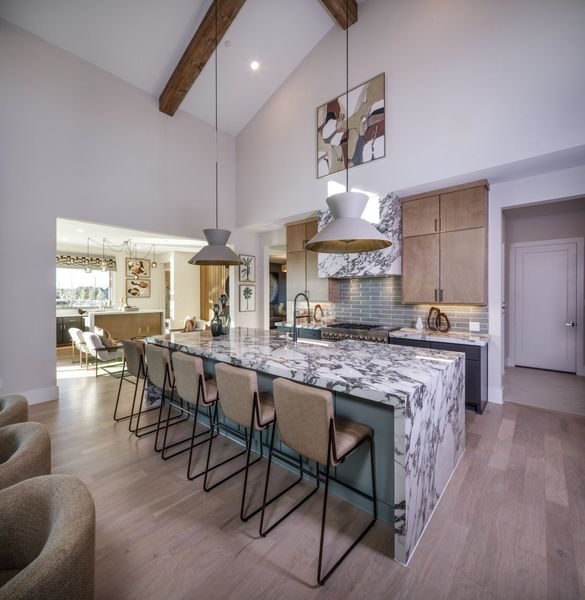 Furnished interior in a model home at Dean Farms in Lucas (Image 34).