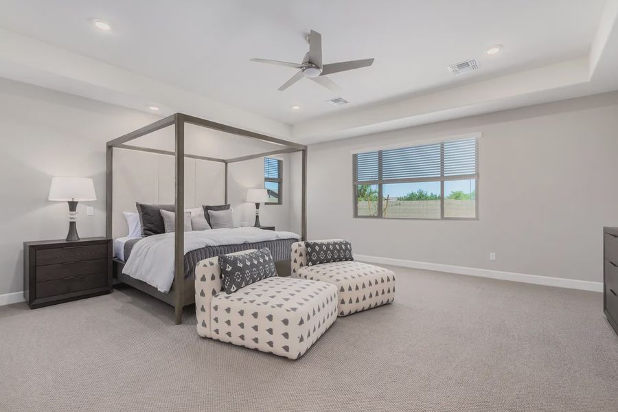 Furnished interior in a model home at Bellero Estates in Queen Creek (Image 40).