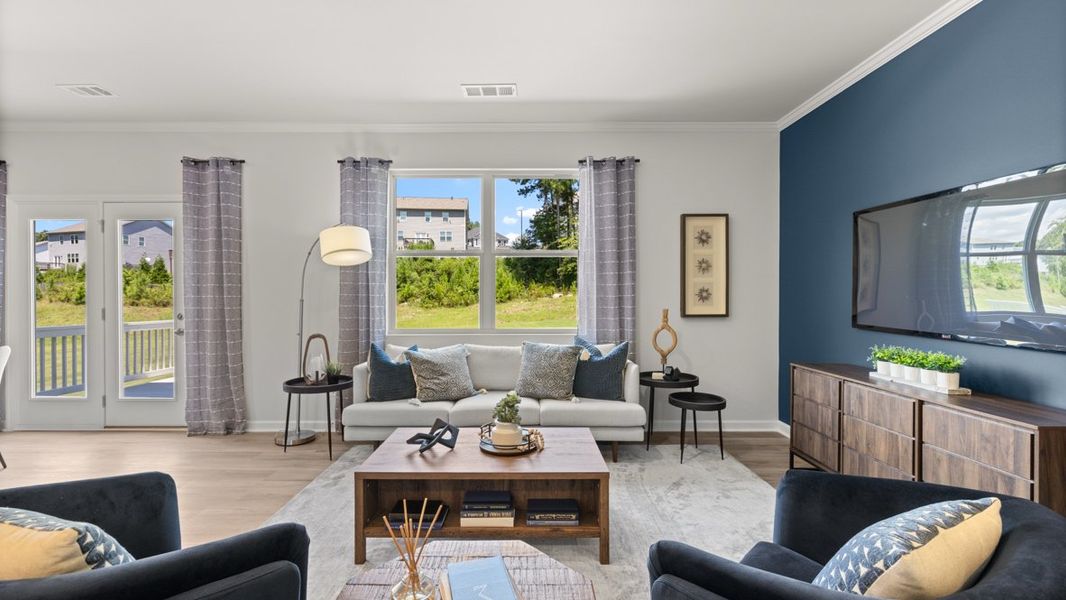 Furnished interior in a model home at Lost Creek in Dallas (Image 26).