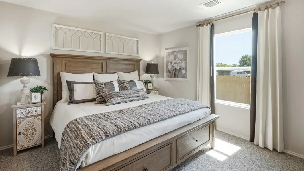 Furnished interior in a model home at Hidden Trails in Belton (Image 30).