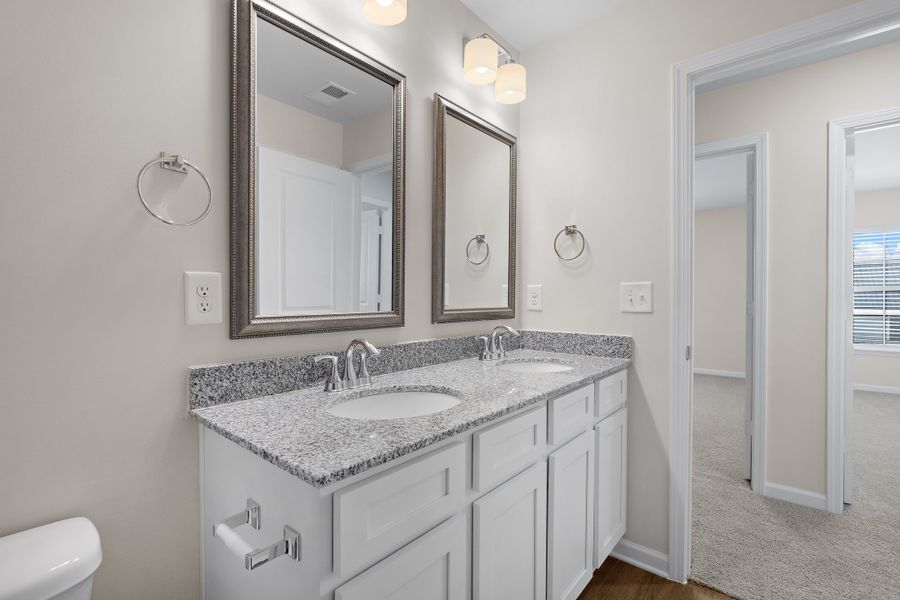 Furnished interior in a model home at Anderson Village in Spartanburg (Image 20).