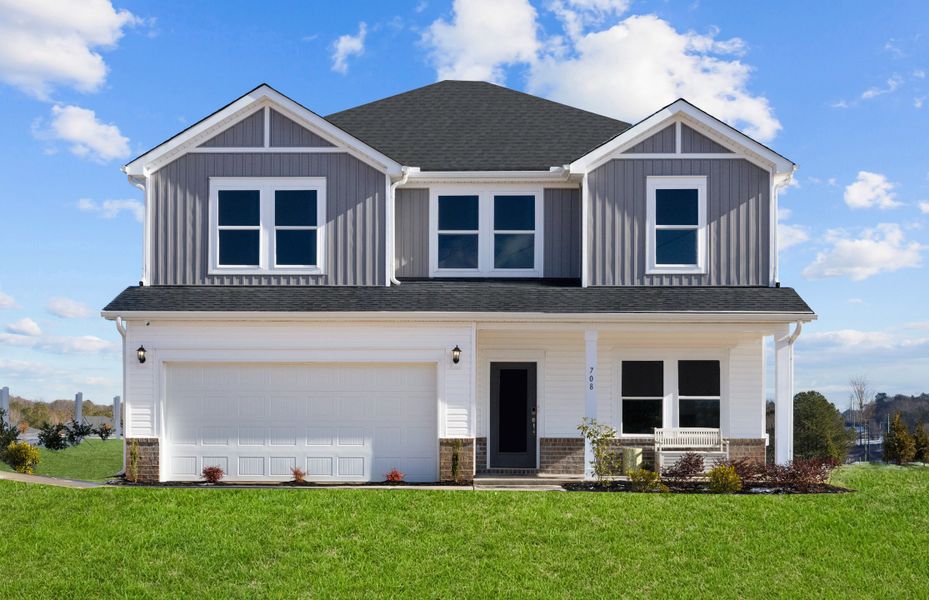 Front exterior of a home in the Brayfield Manor - Signature Collection community, located in Wellford, SC (Image 1). Front exterior of a home in the Brayfield Manor - Signature Collection community, located in Wellford, SC (Image 1).