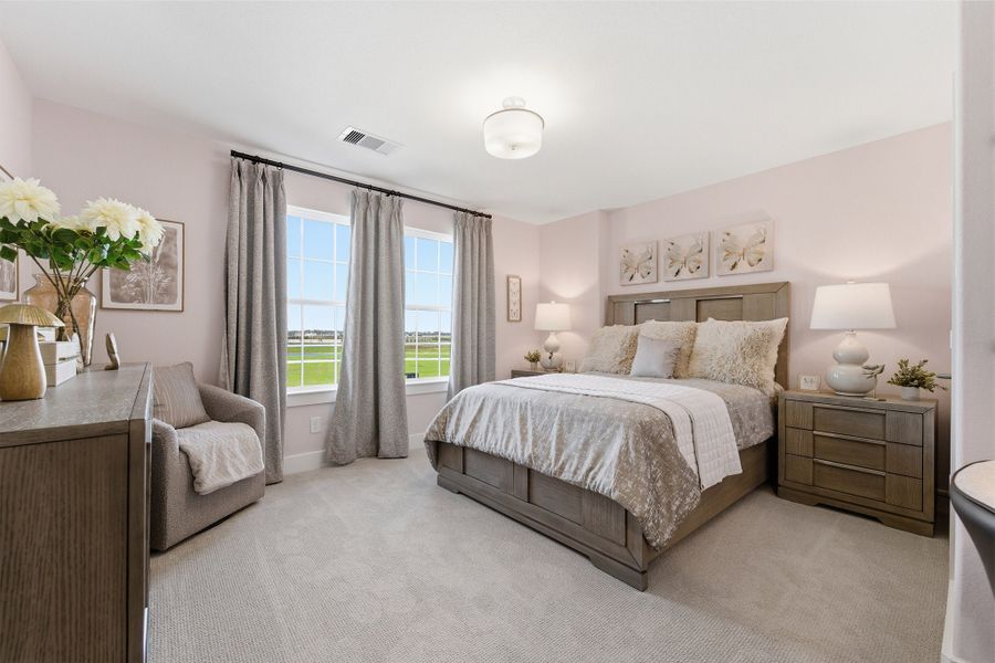 Furnished interior in a model home at Ashland in Angleton (Image 48).