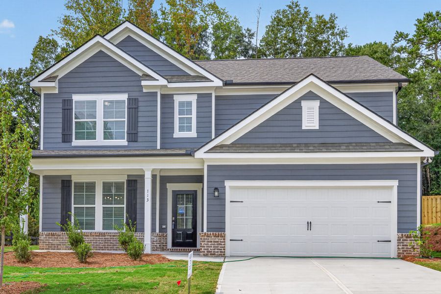 Front exterior of a home in the Red Bird Manor community, located in Jefferson, GA (Image 4).