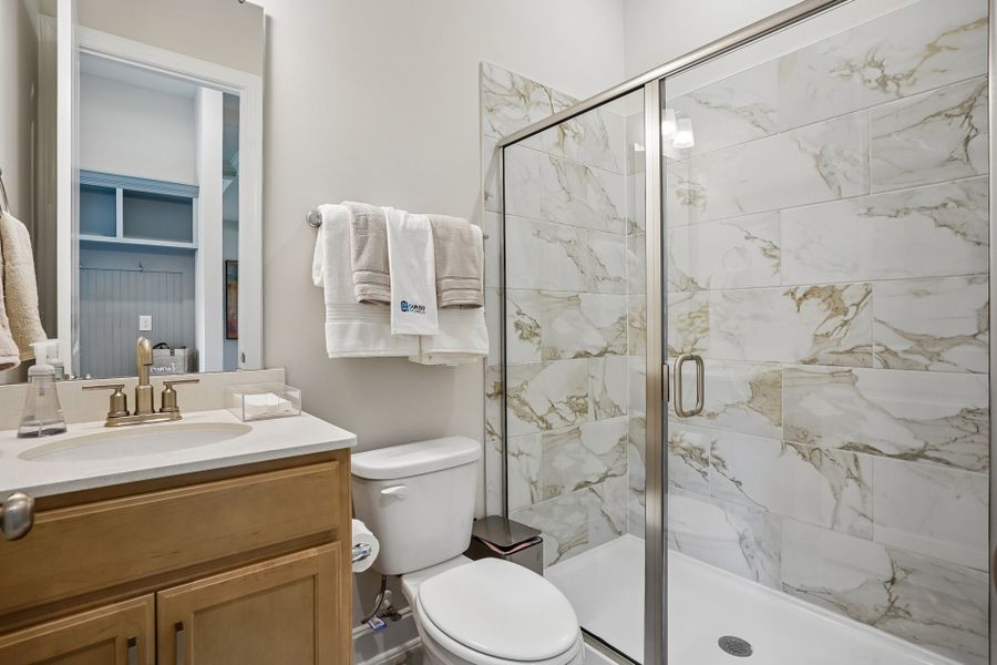Furnished interior in a model home at Blue Run in Raleigh (Image 38).