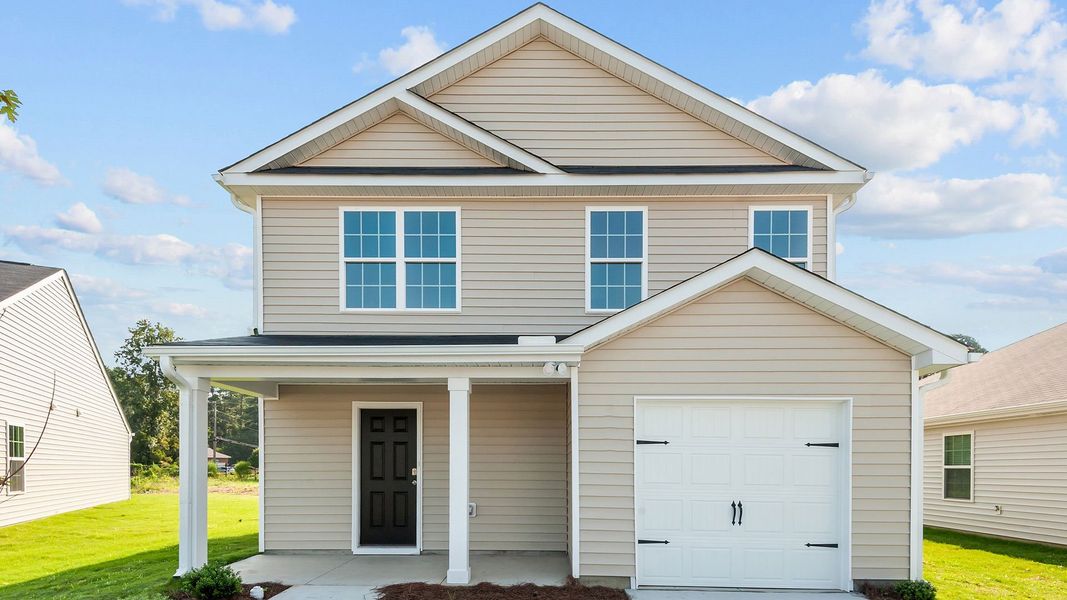Front exterior of a home in the Butterfield community, located in Kinston, NC (Image 5).