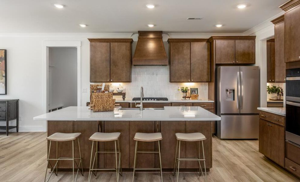 Furnished interior in a model home at Cedar Ridge in Angier (Image 8).