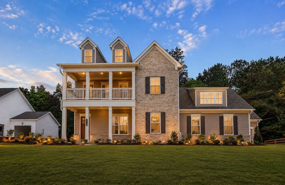 Front exterior of a home in the Oak Valley Estates community, located in Marietta, GA (Image 2). Front exterior of a home in the Oak Valley Estates community, located in Marietta, GA (Image 2).