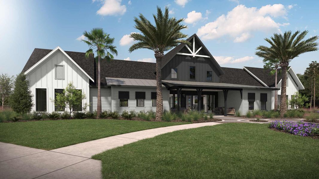 Front exterior of a home in the Encore at Rye Ranch – Traditions community, located in Parrish, FL (Image 3).