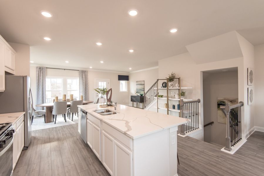 Experience the heart of the home in this seamlessly connected space.