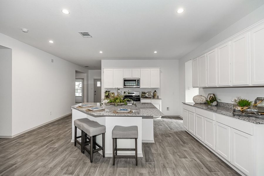Furnished interior in a model home at Springwood in Beaumont (Image 11).