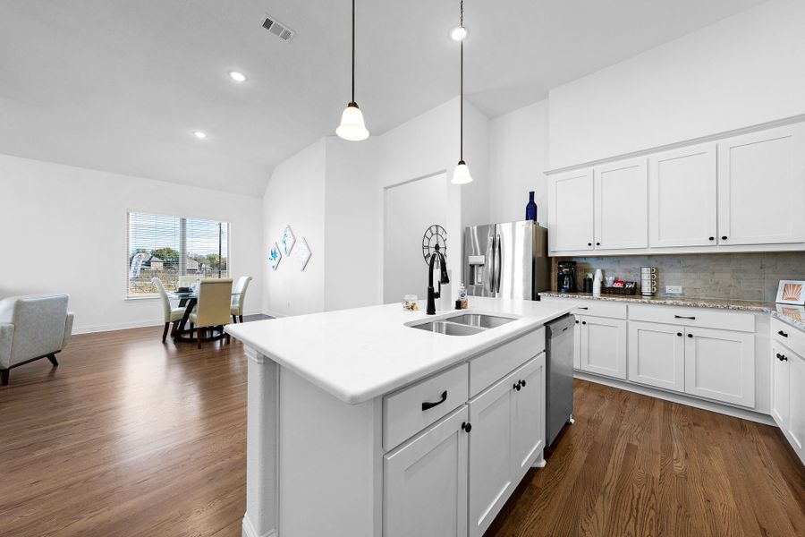 Furnished interior in a model home at Forest Ridge Estates in Greenville (Image 7).