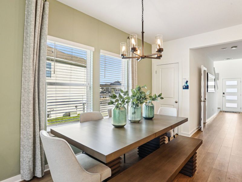 Furnished interior in a model home at Greystone - Ridge Series in Smyrna (Image 6).