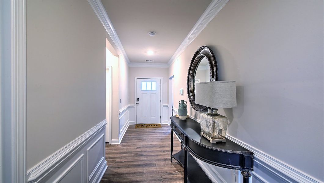 Furnished interior in a model home at Cantrell Hills in Hendersonville (Image 2).