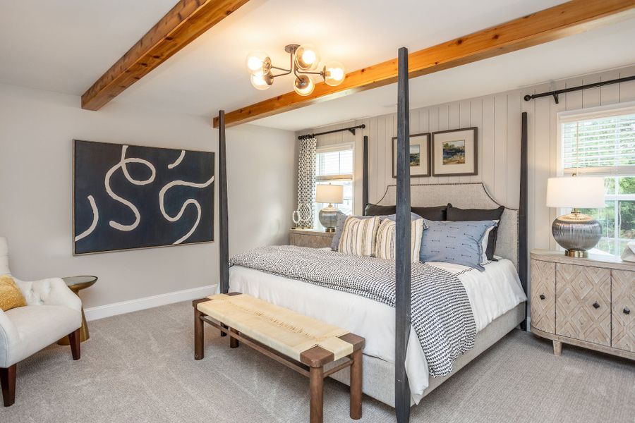 Furnished interior in a model home at Legacy Lakes in Aberdeen (Image 19).