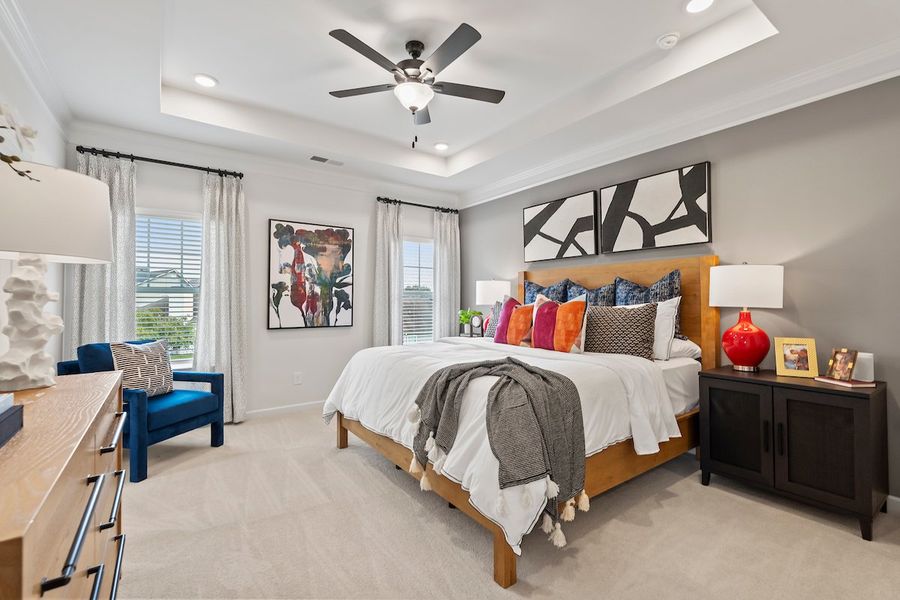 Furnished interior in a model home at Glendale Towns in Conyers (Image 79). Furnished interior in a model home at Glendale Towns in Conyers (Image 79).