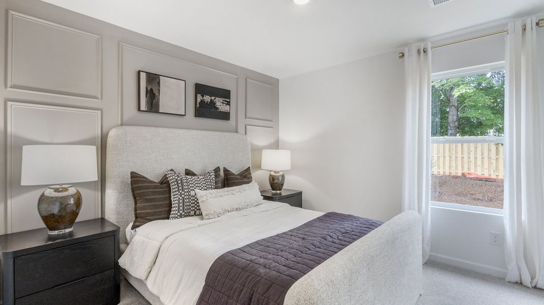 Furnished interior in a model home at Harvest Park in Decatur (Image 18). Furnished interior in a model home at Harvest Park in Decatur (Image 18).