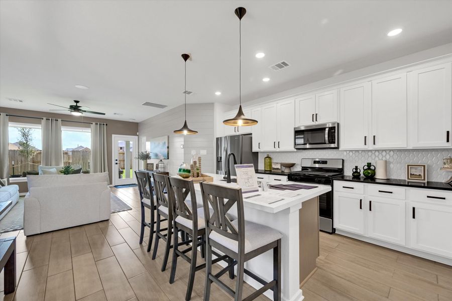 Furnished interior in a model home at La Segarra 40' in Brookshire (Image 5). Furnished interior in a model home at La Segarra 40' in Brookshire (Image 5).