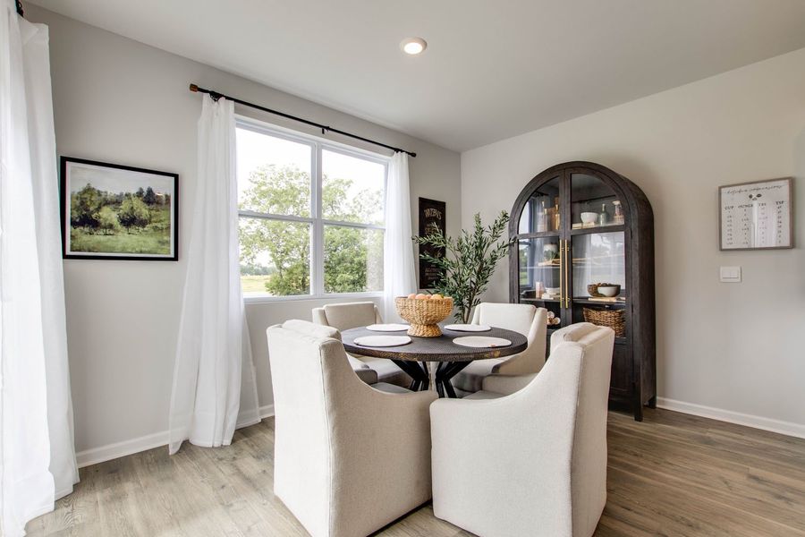 Furnished interior in a model home at Nexus North in Gallatin (Image 8).