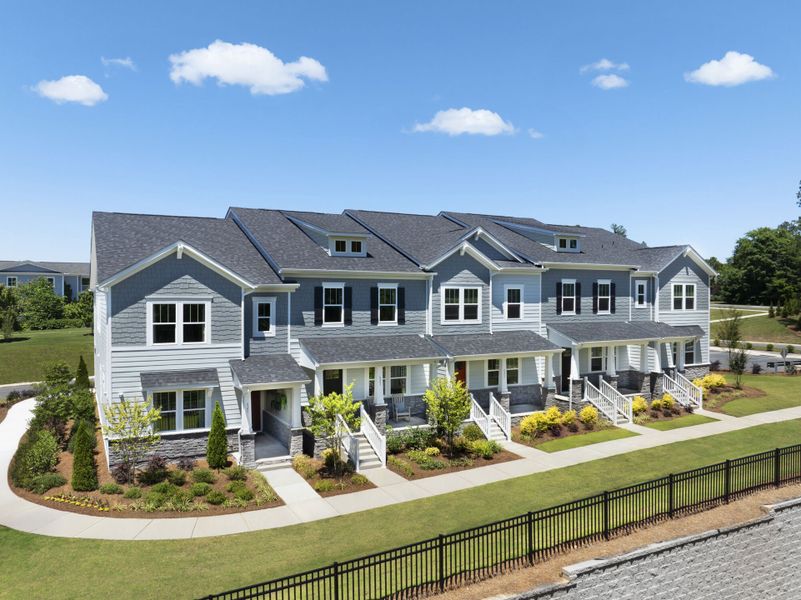 Front exterior of a home in the The Townes at Bratton Pointe community, located in Rock Hill, SC (Image 2). Front exterior of a home in the The Townes at Bratton Pointe community, located in Rock Hill, SC (Image 2).