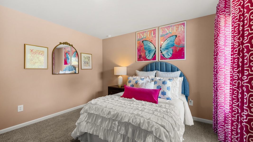 Furnished interior in a model home at Jackson Landing in Jefferson (Image 28).