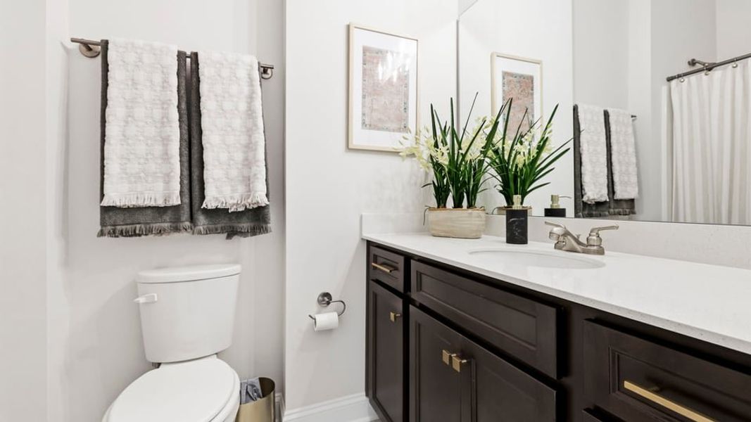 Furnished interior in a model home at Arrowood Acres in Enoree (Image 24).