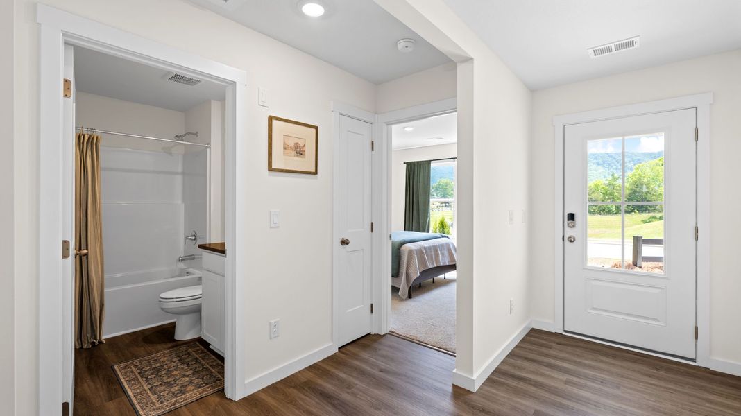 Furnished interior in a model home at Bayview at Harbor Crest in Ooltewah (Image 5).